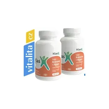 Přírodní produkt Super Bromelain + Papain - (2× 90 tablet)