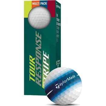 Golfový míček TaylorMade Tour Response Stripe (3pcs), Blue