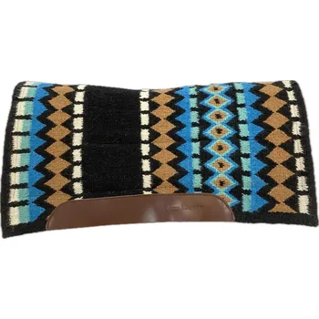 Westernová deka Arena Masters černo-modro-hnědá