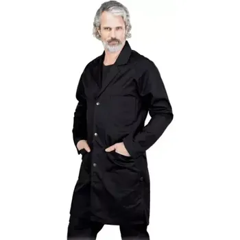 Zdravotnický plášť Leber&Hollman LH COATER B plášť černý M-3XL