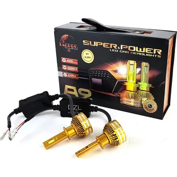 Povinná bezpečnostní výbava LED 2x H1-400W TACPRO CANBUS - 2x výkonná autožárovka LED s paticí H1, výkon 400W (2x200W), světelný tok 40000lm, napájení 12-30V