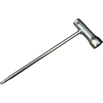 Klíč Kombi klíč pro křovinořezy, velikost klíče 19 - 13 mm, Torx, STIHL (41288903400) (STIHL Kombi klíč 19 - 13 - Torx - FS (41288903400), všestranný nástroj pro práci s křovinořezy STIHL. Vhodné pro výměnu svíček, montáž řezných kotoučů, montáž pláště, rukoje