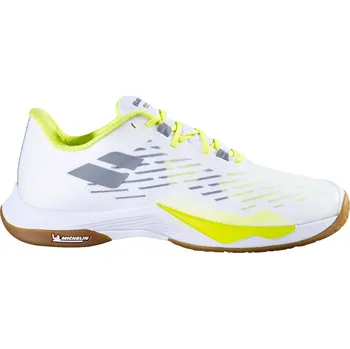 Pánská sportovní obuv Pánská sálová obuv Babolat Shadow Tour 5 Men White/Lime EUR 41