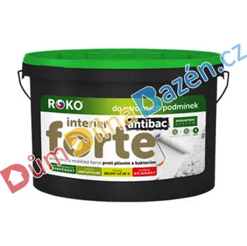 Lak na dřevo Rokospol Rokointerier FORTE Antibac Hmotnost: 8 kg