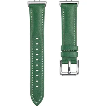 Ostatní příslušenství k chytrým hodinkám eses Kožený řemínek pro Samsung Galaxy Fit 3 - Zelený
