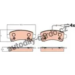 Sada brzdových destiček TRW GDB2106