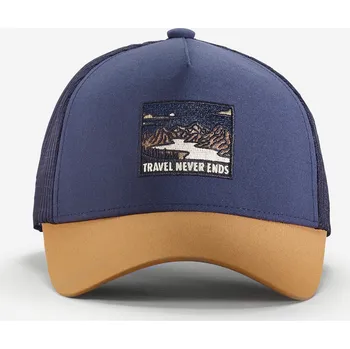 Kšiltovka FORCLAZ Kšiltovka Travel 500 Trucker KAŠTANOVÁ|MODRÁ