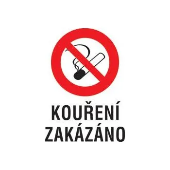 Plechová cedule Plechová cedule, Zákaz kouření I.