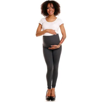 Dámské legíny PeeKaBoo Dámské těhotenské legíny Vrulgos grafitová S/M