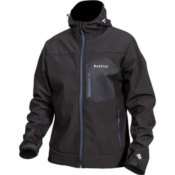 Rybářské oblečení Westin Bunda W4 Super Duty Softshell Jacket Seal Black - XXXL