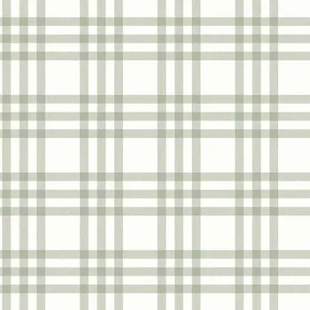 Tapeta Cristiana Masi by Parato Zeleno-bílá vliesová tapeta na zeď, káro, 17152, MiniMe, Cristiana Masi by Parato, velikost 10,05 x 0,53 m