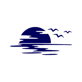 Samolepící dekorace SAMOLEPKA Krajina moře 003 levá západ slunce odraz na hladině (23 - tmavě modrá) NA AUTO, NÁLEPKA, FÓLIE, POLEP, TUNING, VLASTNÍ TEXT, TISK, AUTOSAMOLEPKY.cz, POLEPY, OBRÁZEK, LOGO, SAMOLEPKY