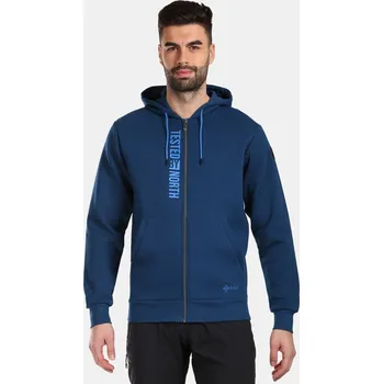 Pánská mikina Pánská bavlněná mikina s kapucí Kilpi AVILA-M Barva: DBL, Velikost: S