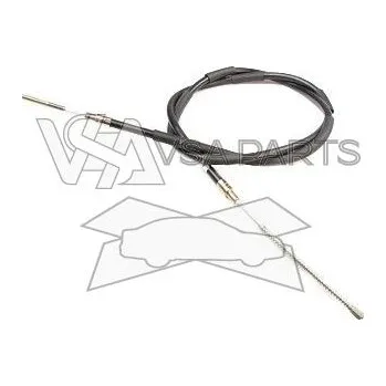 Brzda pro motocykl VIKA Lano ruční brzdy 93-