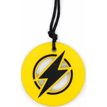 Jellystone Designs Uklidňující přívěsek Blesk Žlutý