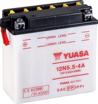 Motobaterie Yuasa 12N5.5-4A 12V 5,8Ah 55A