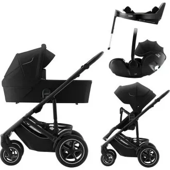 Kočárek Britax Römer Set kočárek Smile 5Z + hluboká korba + Baby-Safe Pro + Vario Base 5Z - Space Black
