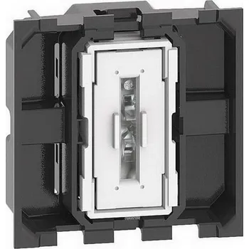 vypínač LIVING NOW TLAČÍTKO 10A AUTOMATICKÉ SVORKY 2 MODULY BTICINO K4005M2A