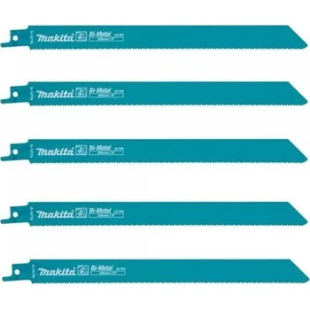 Příslušenství k nářadí 5x Pilový list do pily ocasky na ocel Makita B-16776 - 225mm, BiM