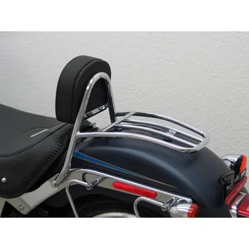 Moto sedlo Opěrka řidiče s nosičem Fehling Harley Davidson Flstf Fat Boy 07-11