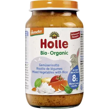 Dětská výživa Oběd se zeleninou a rýží od 8 měsíců Demeter BIO 220 g (Jar) - Holle