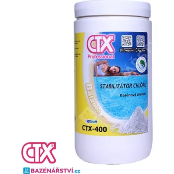 Dezinfekce pitné vody Astralpool CTX-400 stabilizátor organického chloru 1 kg