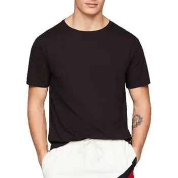 Pánské triko Tommy Hilfiger UM0UM03226 černé lněné černá M