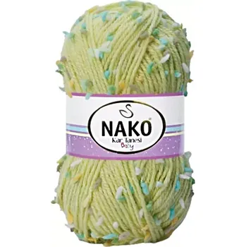 Příze Pletací příze Nako Kar Tanesi Baby 60312 - zelená