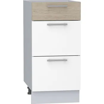 Kuchyňská skříňka Mia Picard/Bílá D40 S/3