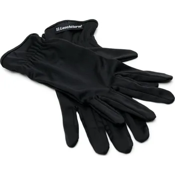 Mincovní rukavice z mikrovlákna, velikost L, 1 pár, černé