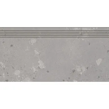 Obklad Castone Ash - schodovka 39,8x79,8 tmavě šedá DCP84857