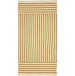 Nobodinoz Portofino Plážový ručník Honey Stripes Waffle