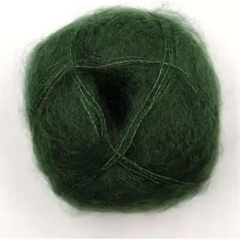 Příze Mohair by Canard Brushed Lace Lahvově zelená 3025 (Mohérová příze Brushed Lace Bottle green)
