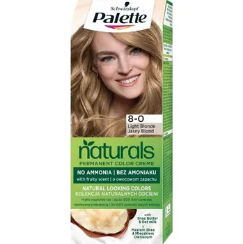 Barva na vlasy Paleta, Permanent Naturals Color Creme permanent na vlasy 8-0 Svetlá blond