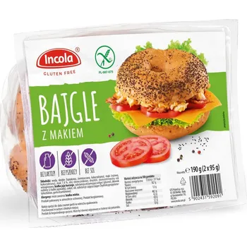 Bagety s mákem bez lepku 190 g - Incola