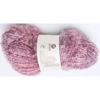 Příze Mohair by Canard Bouclé Mohair Růžový mix 1038LE (Mohérová příze Bouclé Mohair Pink mix)