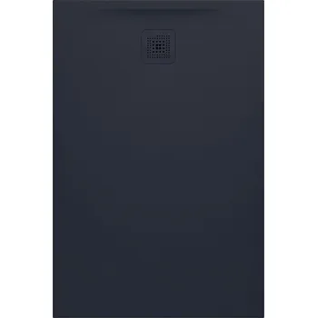 Sprchová vanička Laufen Pro - vanička obdélníková 160x80 s odtokem na kratší straně, Marbond antracit H2139580780001