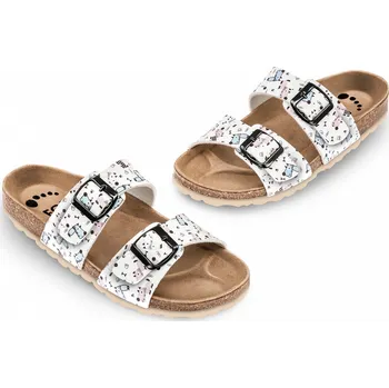 Dámská zdravotní obuv Obuv zdravotní FORcare 203015 bílá potisk psi