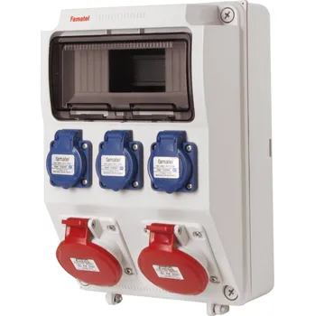 Elektrická zásuvka FAMATEL Zásuvková skříň ZSF30200000.V /3958 IP44 v512