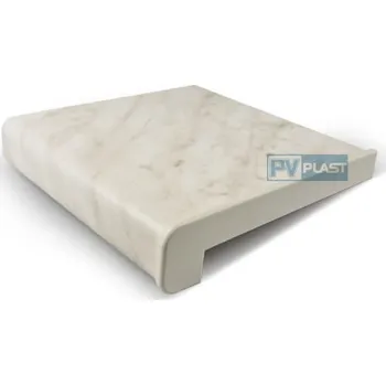 Parapet Pvplast vnitřní dřevotřískový parapet mramor carera š. 500 mm