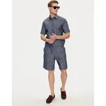 United Colors Of Benetton Šortky z materiálu 4WV1U9005 Tmavomodrá Regular Fit 58