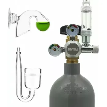 Akvarijní technika CO2 set Standard bez nočního vypínání s 5l lahví s příslušenstvím