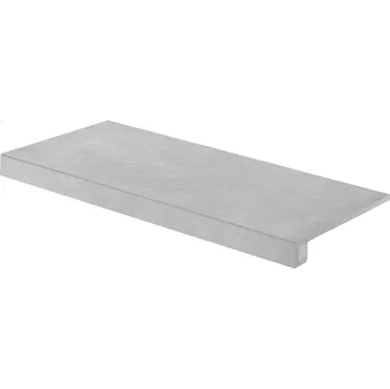 Obklad Extra - schodová tvarovka rektifikovaná 39,8x79,8 světle šedá DCF84723