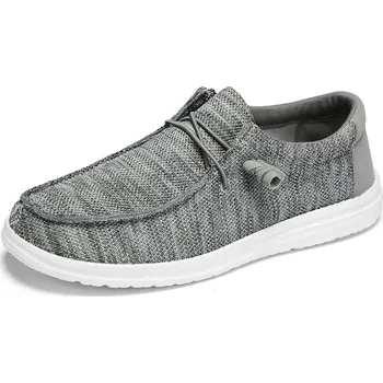 Pánské mokasíny Prodyšné pánské boty Sneakers Barva: Šedá, Velikost: 50