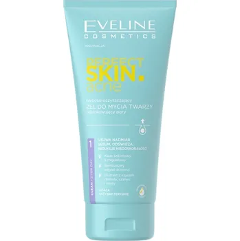 Pleťové sérum Eveline Cosmetics, Perfect Skin.acne hĺbkovo čistiaci gél na tvár na odblokovanie pórov 150 ml