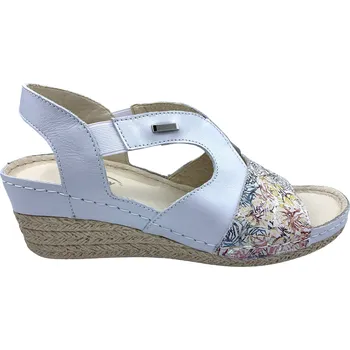 Dámské sandále Dámské kožené sandály Hilby 108 perleť Velikost: 38 (EU)