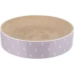 Trixie LILLY kulatý škrabací pelech s catnipem, ø 45 × 10 cm, karton, lila