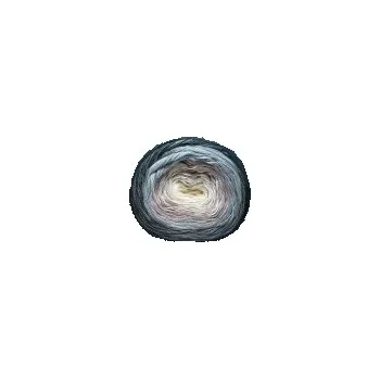 Příze Příze RAINBOW - 02 smetanová, starofialová, šedá, černá