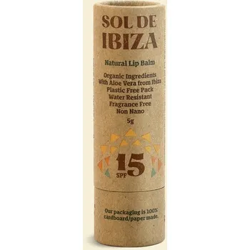 Péče o rty Sol de Ibiza Balzám na rty - SPF 15, 5 g