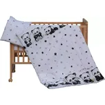 2.dílné povlečení do postýlky Scarlett Panda bílá 100x135 cm